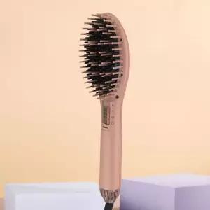 르꽁뜨바이헤어 SSK-001HI 헤어고데기 다운펌 매직기 에어스타일러 빗고데기 로즈골드 1개