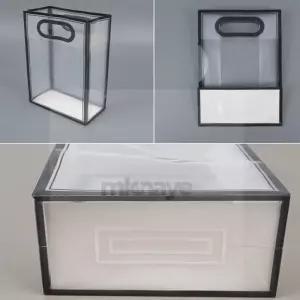 무결 심플 투명 손잡이 쇼핑백 다용도칼 레저스포츠 판촉물