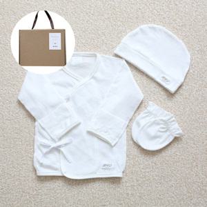 맘스포유 M4U 배냇저고리 임신 출산 선물 3종세트