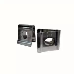 스텐 휀스클립 U밴드 고정 크립 메쉬 철망 부속 부품 연결 안전 브라켓 울타리 기둥 클램프