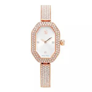 [스와로브스키] 여성 Dextera 크리스탈 팔찌형 뱅글 메탈 주얼리 손목 시계(5672992)