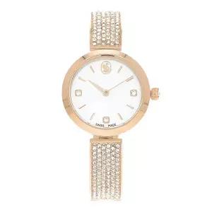 [스와로브스키] 여성 Illumina 크리스탈 팔찌형 뱅글 메탈 주얼리 손목 시계(5671196)