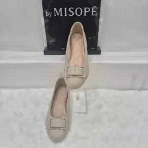 [미소페]By미소페 여성 사각장식 플랫 슈즈 112HH435HS005 BEIGE 4_JJ