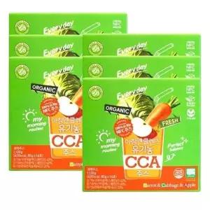 홀베리 아침엔 클렌즈 유기농 CCA 주스 80gX14포X6개/ 까주스 쥬스 NFC착즙