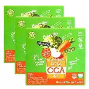 홀베리 아침엔 클렌즈 유기농 CCA 주스 80gX14포X3개/ 까주스 쥬스 NFC착즙