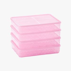 땡스소윤 냉동실 전용 밀폐용기 1호 4개