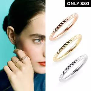 [도로시][SSG단독] 14k 볼륨 할로우 스터드 컷팅 모아링 반지 3호-7호