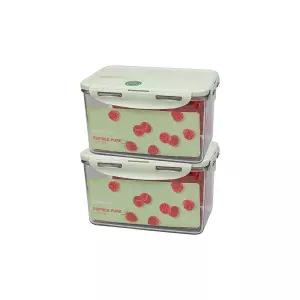 락앤락 비스프리 퓨어 밀폐용기 직사각 1.9L x 2개