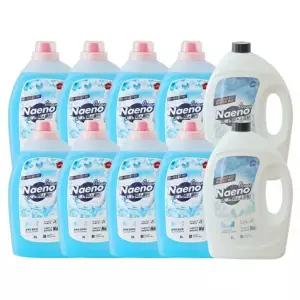 [나에노]럭스클린 세탁세제 3L 8통+럭스 소프트 섬유유연제3L 2통