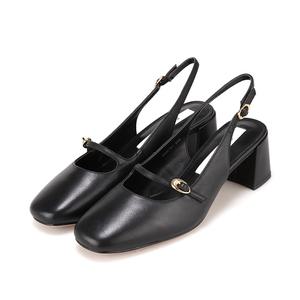 바바라 양가죽 버클 장식 여성 펌프스 6cm_AAH761