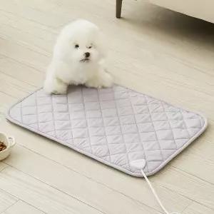 더안 카본 탄소 강아지 고양이 전기방석 그레이 중형 40X60