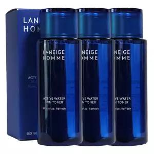라네즈 옴므 액티브 워터 스킨 180ml x3개