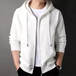 겨울 기모 후드집업 긴팔티 흰색 검정 회색 아우터 레이어드 남자 겨울용