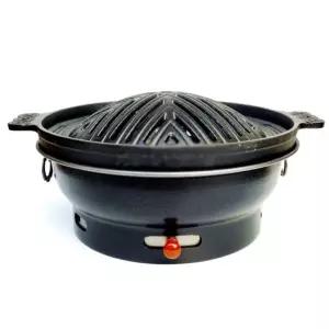 양갈비 그릴 캠핑 스토브 일본식 숯불 양고기 징기스칸 바베큐 화로 주물 불판