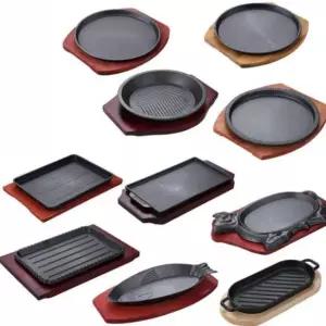 스테이크 돌판 토마호크 구이 콘치즈 판 용기 주철 철판 바베큐 접시 플레이트