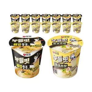 농심누들핏 튀김우동8입+돈코츠8입