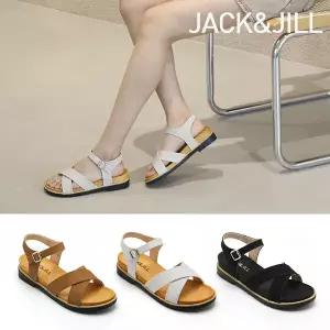[잭앤질]잭앤질 발편한 찍찍이 플랫샌들(JB3Z362)