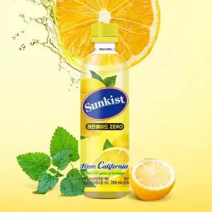 [본사직영] 썬키스트 레몬에이드 제로 350ml 20입