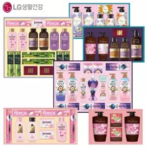 LG 명절선물세트 트리트먼트 두피영양토닉 샴푸 바디워시 치약 비누 칫솔 섬유유연제 선물 기프트세트