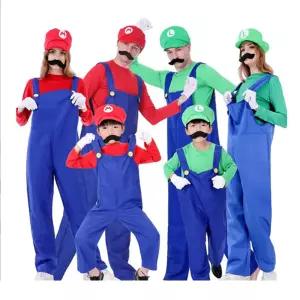 파티굿즈 할로윈 졸업 코스프레 의상 마리오 코스튬