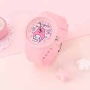 산리오 실리콘 바늘시계 손목시계 마이멜로디