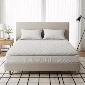 부드러운촉감 두툼한 워셔블 EMF인증 그래핀 카본 탄소매트 더블 150x200/차박 캠핑전기매트 침대전기요