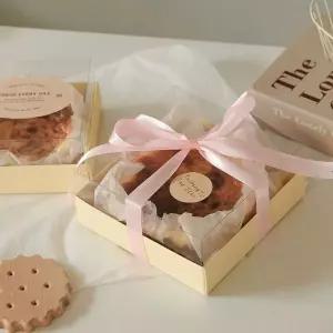 투명 사각 바스크 박스 케이스 치즈 케이크 포장 홀케이크