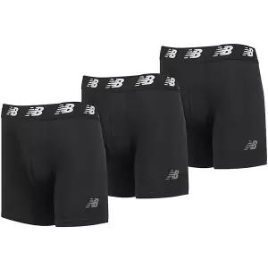 [하프클럽/뉴발란스]뉴발란스 언더웨어 프리미엄 6인치 브리프 3팩 (LAU13001-BKK)