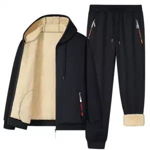 두툼고급융털 상하세트 남여공용 융털 기모바지