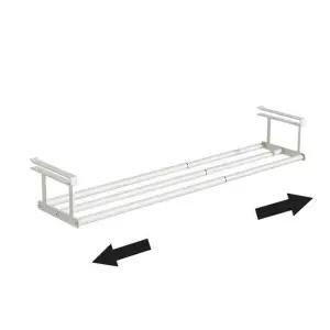공간활용 선반 슬라이딩 확장형 주방 길이 조절 언더 선반 정리 수납 조립식 수납장 신발장 서랍형