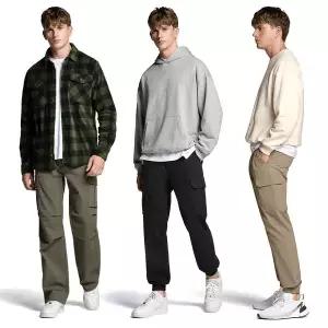 [테슬라]남성 겨울 기모 코튼 플리스 조거/와이드 팬츠 3종 균일특가