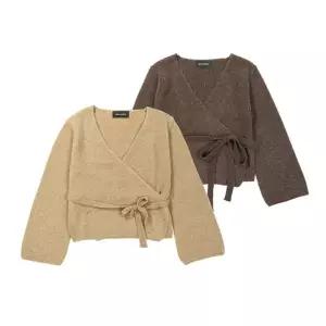 [코데즈컴바인](김해점) 부클 스판 V넥 가디건 (CID-CD570WA)