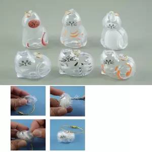 고양이 캡슐 키링 털 보관 반려묘털보관키링 열쇠고리