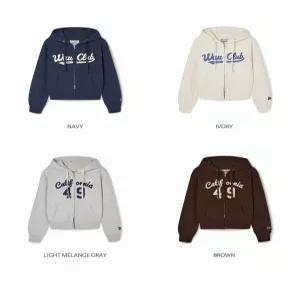 WHOAU 패치 크롭 후드 집업 WHMZG1111FSG