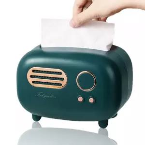 라디오 레트로 티슈 케이스/각티슈/냅킨/커버/곽티슈/디스펜서/화장지/휴지/업소용/특이한/박스/휴지각통