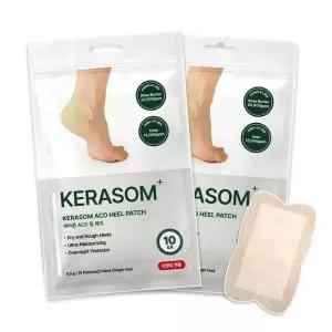 케라좀 ACD 힐패치 발 뒤꿈치 각질 제거제 연화제 갈라짐 보습, 10매 2개