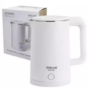 키친아트J18B/1.8L 화이트 SUS304 스텐 무선포트 이중단열 전기 커피포트 주전자