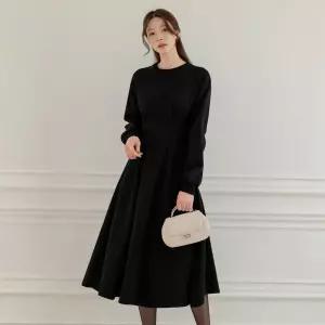 [시크라인] (~XL까지) 파온 레글런 기모안감 원피스 겨울 데일리 나들이 데이트 꾸안꾸 일상 출근룩 베이직 빅사이즈