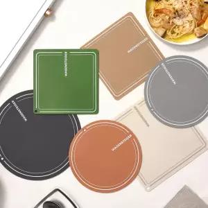 바겐슈타이거 실리콘 인덕션 보호 매트 원형 주방용 커버 4size