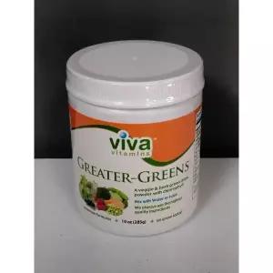 새롭고된 제품 비바 비타민 그레이터 그린 프리미엄 포뮬러 10온스 285g 102027
