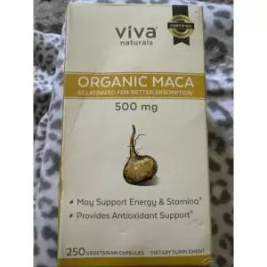 Now Foods 마카 500mg 250 베지 캡슐 GMP 품질 보증 비건 채식주의자