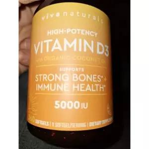 비바 내추럴 고함량 비타민 D3 5000 IU 360 소프트젤