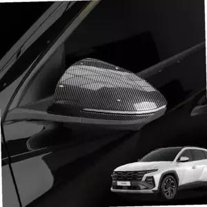 투싼 NX4 카본 사이드미러 커버 틴트