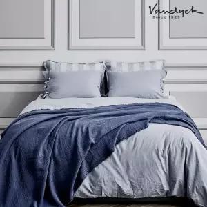 반딕 퍼케일코튼 블루 침구세트 VandyckPUR06