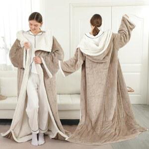 에스팅고 웨어러블 전기 담요 발 포켓이 있는 가열식 6 난방 레벨 및 1 4시간 자동 꺼짐 할머니를 위한