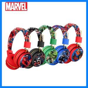 새로운 마블 블루투스 헤드폰 스파이더 맨 무선 블루투스 이어 버드 마이크가있는 HIFI 서라운드 사운드 헤