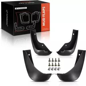 닛산 주크(S /SL /SV)와 호환되는 하드웨어 키트 액세서리가 장착된 A-프리미엄 4PCS 머드 플랩 세트 2014