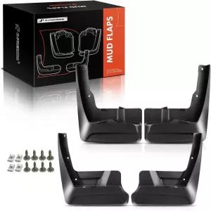 프리미엄 4PCS 머드 플랩 스플래시 가드 머드가드 세트 렉서스 ES350 2007-2012 세단 블랙 컬러 전면 및