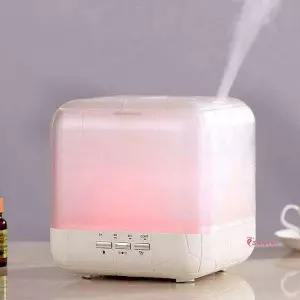 지능형 무소음가습기 큐브가습기 LED 환절기 대용량cde788