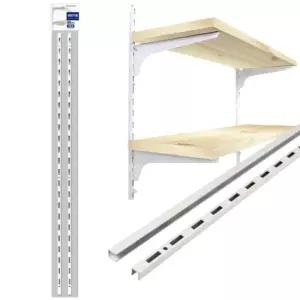 철재 선반기둥 벽선반 2단 60cm W 벽걸이선반 무지주벽선반 인테리어벽선반